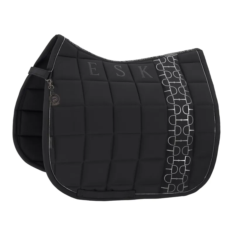 Eskadron Platinum Big Square Softshell Dressage Saddle Pad - Black
