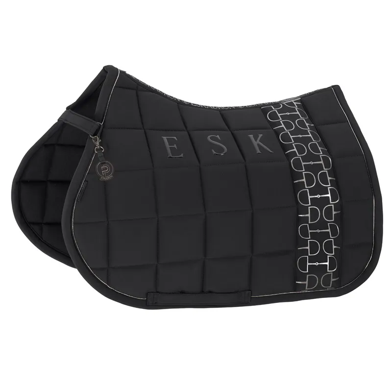 Eskadron Platinum Big Square Softshell Saddle Pad - Black