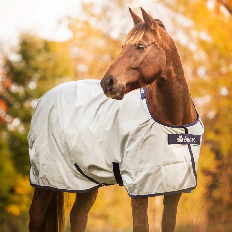 Bucas Power 150g Standard Neck Turnout Blanket - Silver-6