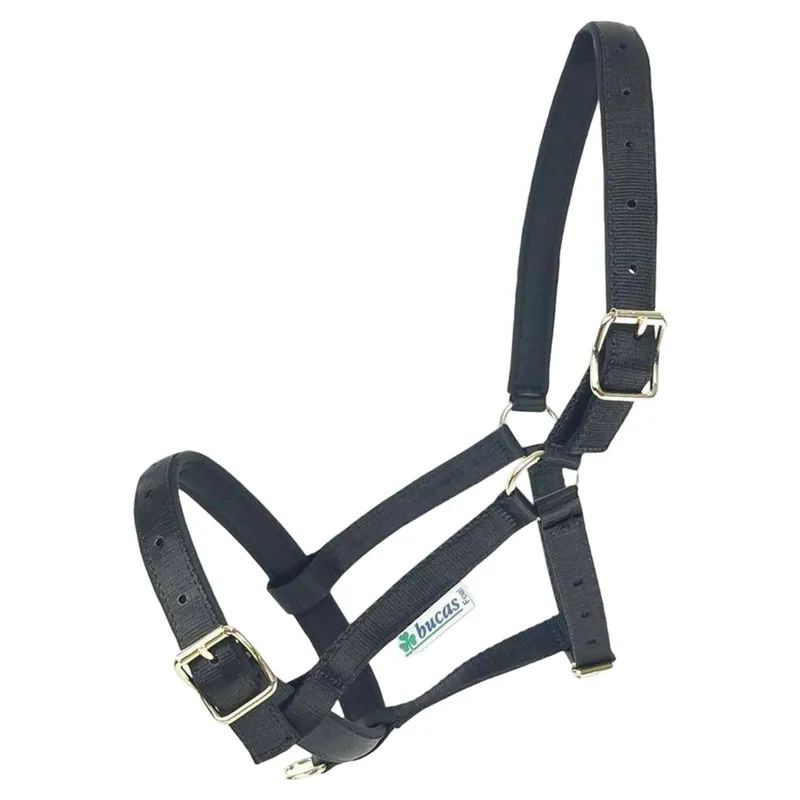 Bucas Dublin Foal Halter - Black/Black