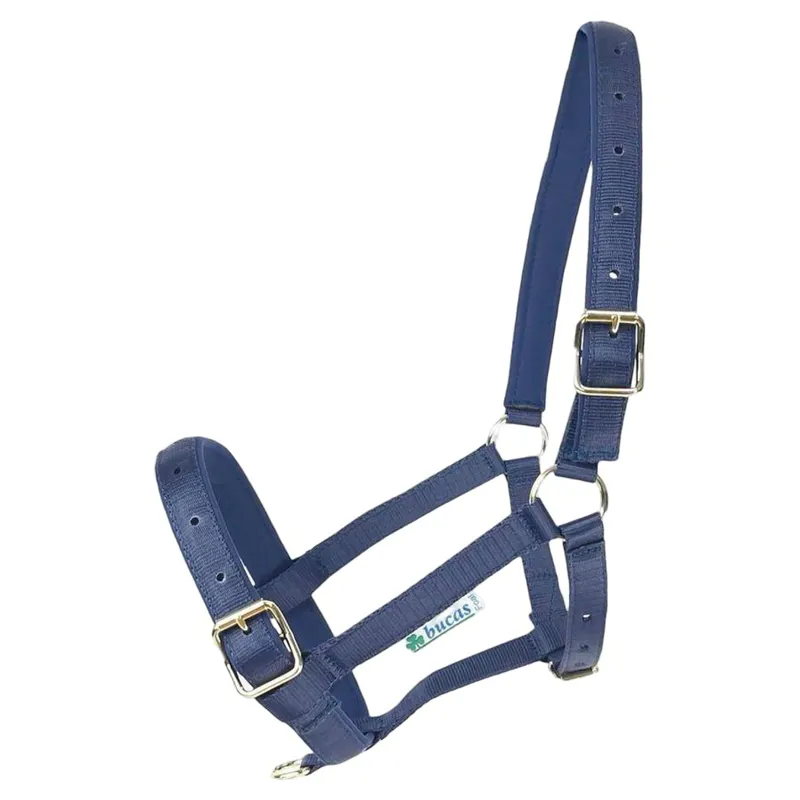 Bucas Dublin Foal Halter - Navy/Navy