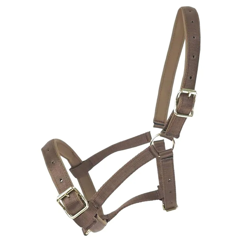 Bucas Dublin Foal Halter - Brown/Brown