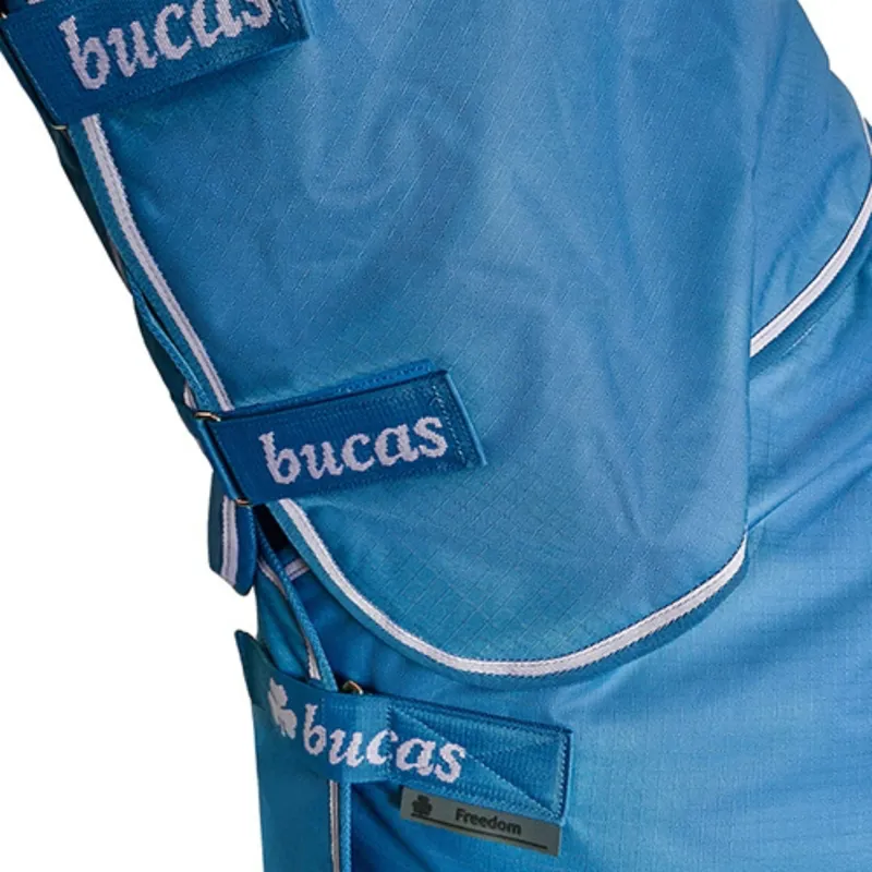 Bucas Freedom 150g Detachable Neck Turnout Blanket - Blueberry-4