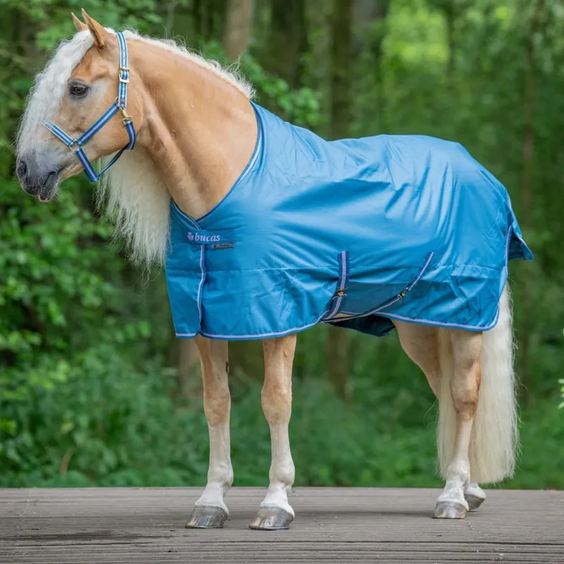 Bucas Freedom 150g Detachable Neck Turnout Blanket - Blueberry-3