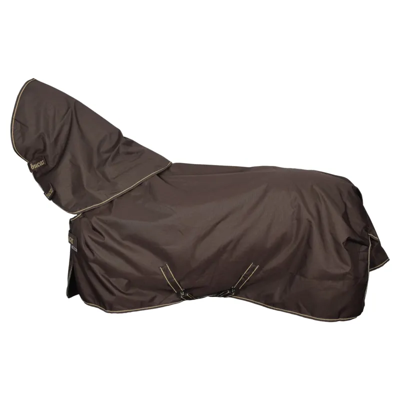 Bucas Irish 150g Detachable Neck Turnout Blanket - Espresso-1