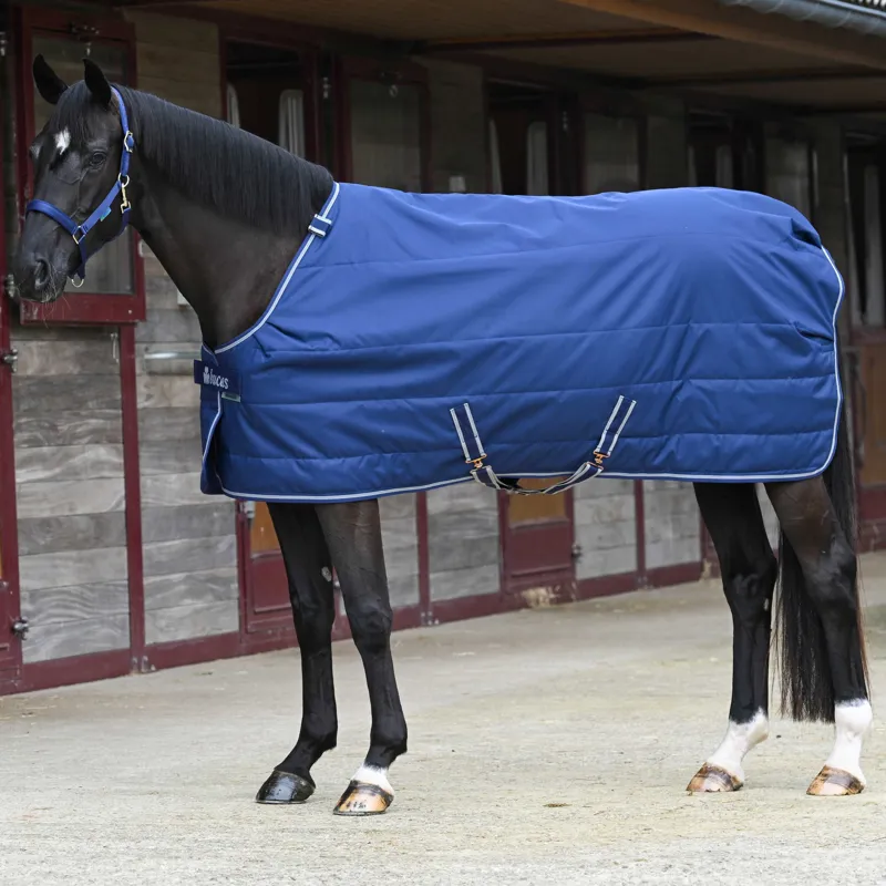 Bucas Quilt 50g Stable Rug with Silk-Feel Lining - Navy/Silver