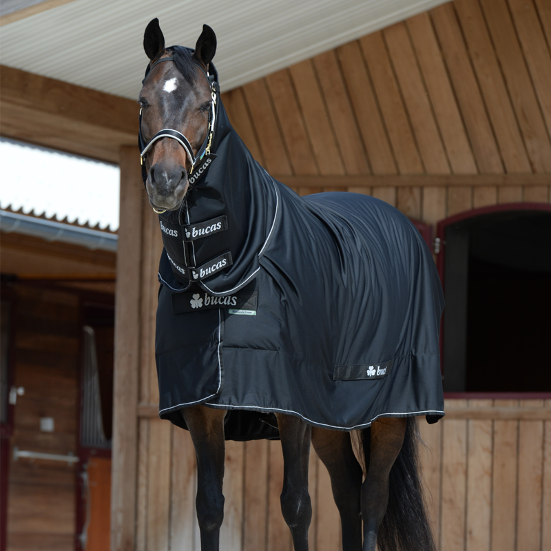 Bucas Shamrock Power Full Neck Cooler Sheet - Black-2