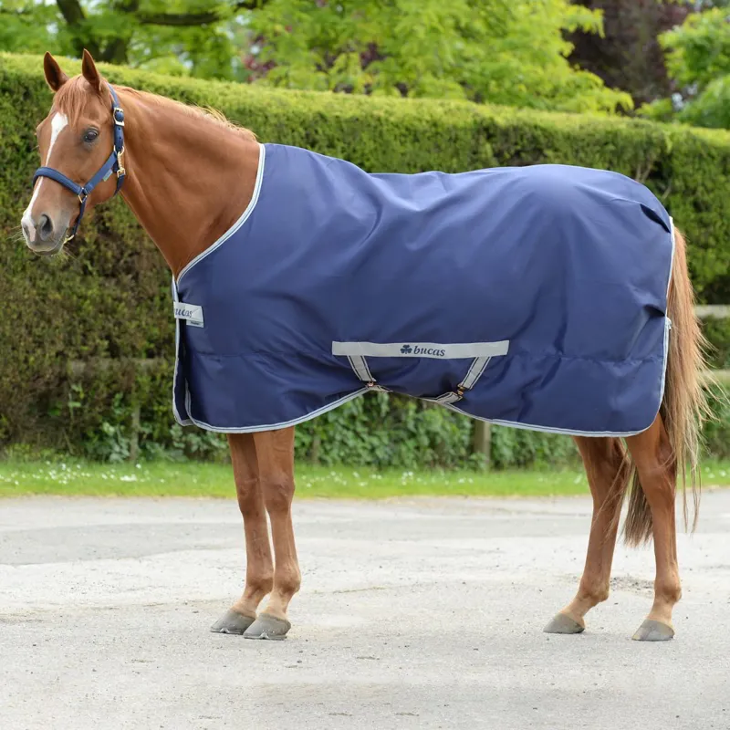 Bucas Freedom Twill Stable Sheet - Navy-1