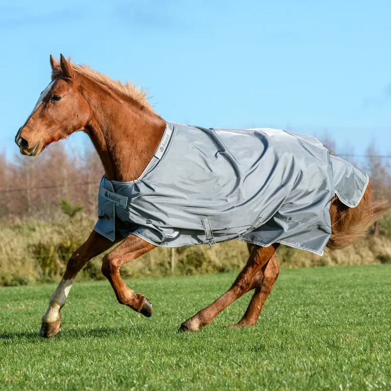 Bucas Smartex 150g Medium Standard Neck Turnout Blanket - Iron Gate-2