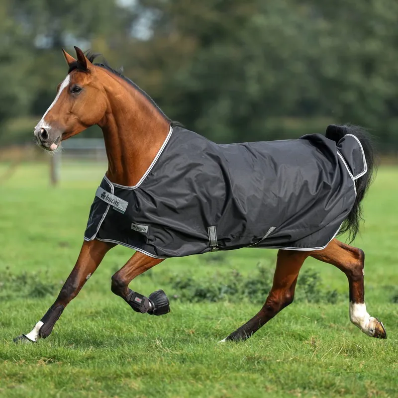 Bucas Anniversary 150g Standard Neck Turnout Blanket - Black-1