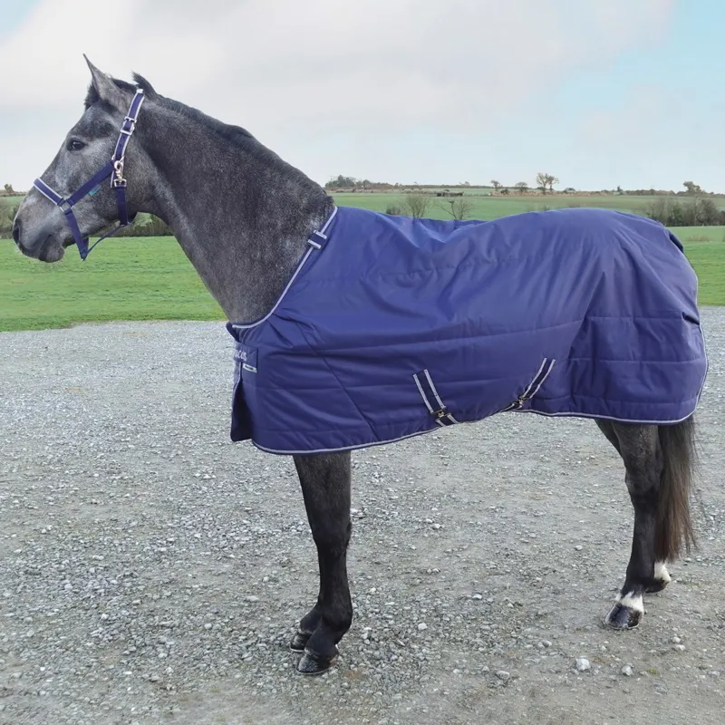 Bucas Quilt 150g Big Neck Stable Blanket with Silk-Feel Lining - Navy