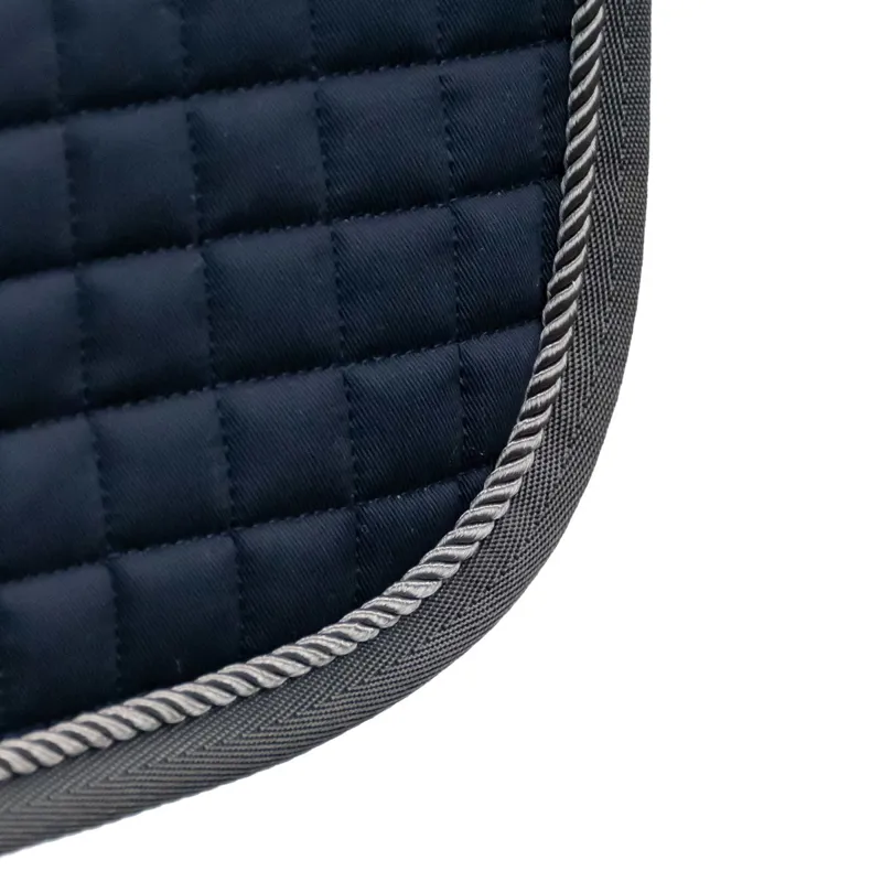Bucas Show-Line Dressage Saddle Pad - Navy/Grey-1