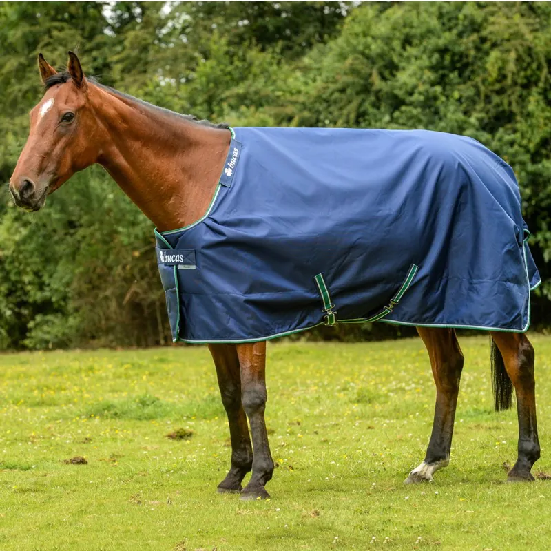 Bucas Smartex 0g Rain Standard Neck Turnout Sheet - Blue-1