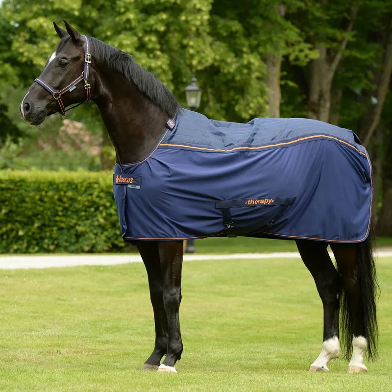 Bucas Therapy Big Neck Cooler - Navy/Orange-4