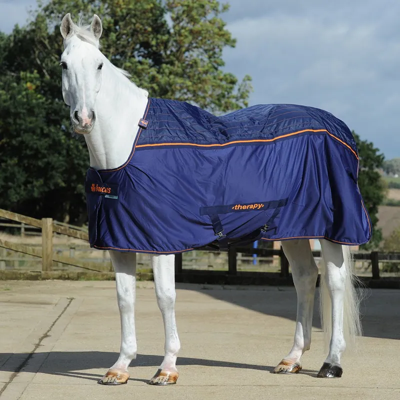 Bucas Therapy Big Neck Cooler - Navy/Orange-2