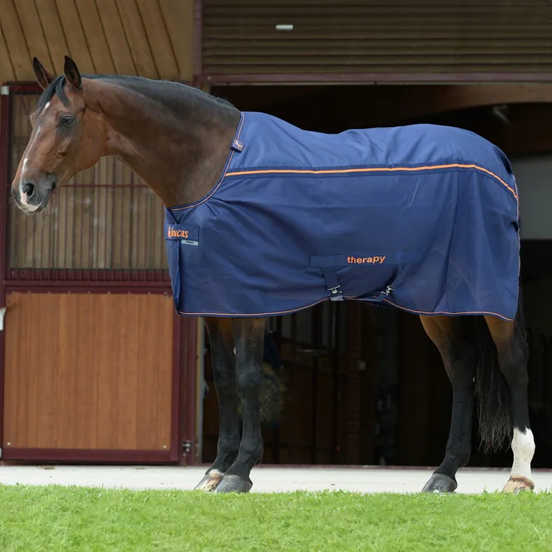 Bucas Therapy Mesh Cooler - Navy/Orange-7
