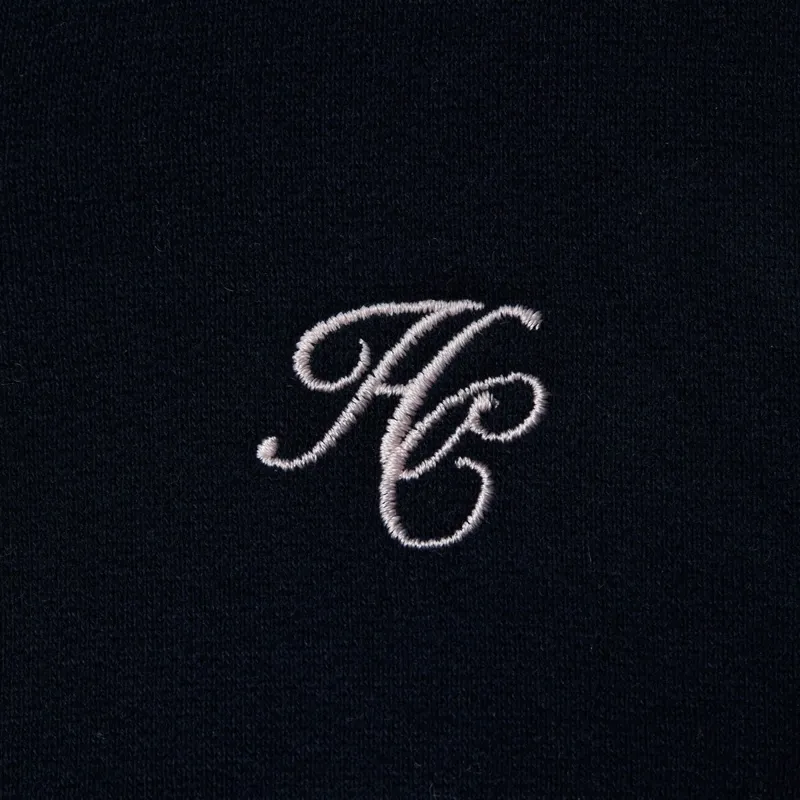 Holland Cooper Burford Quarter Zip Womens Sweater - Ink Navy-4