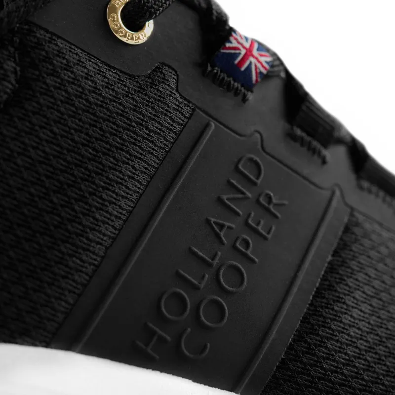 Holland Cooper Burghley Women's Waterproof Sneakers - Black-8