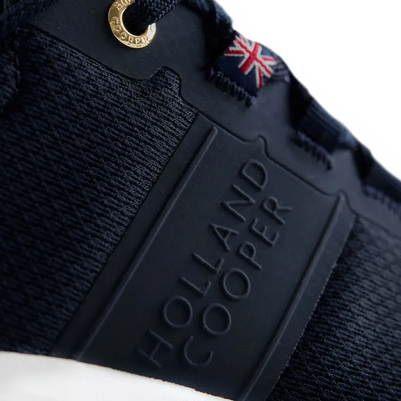 Holland Cooper Burghley Women's Waterproof Sneakers - Ink Navy-7