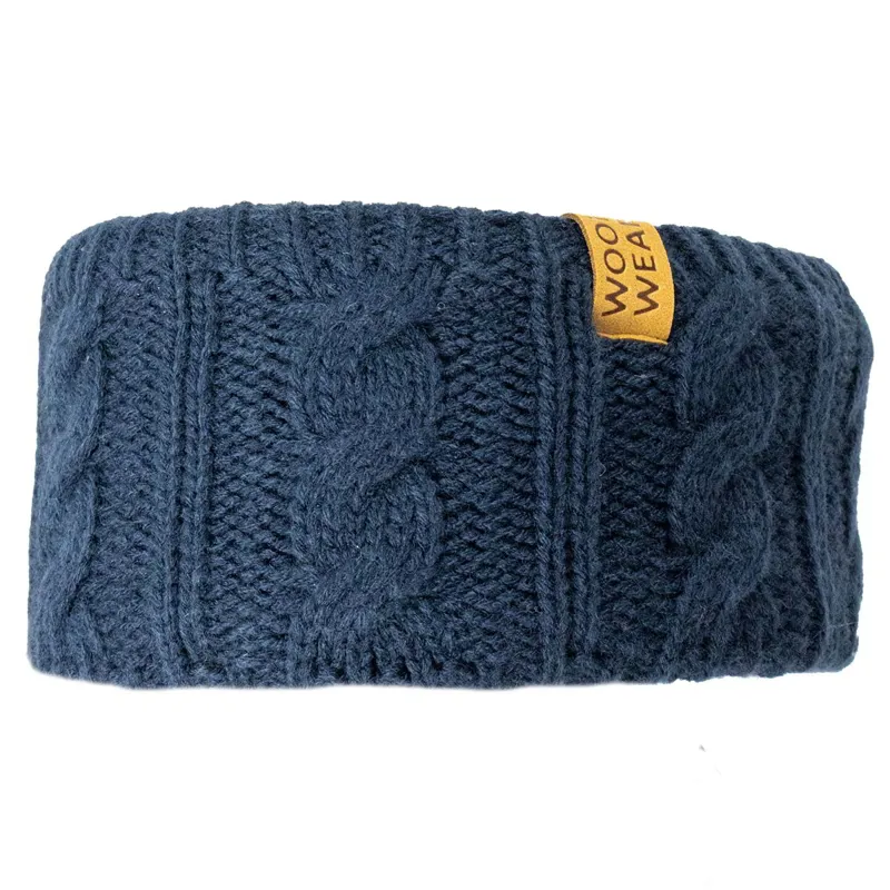 Woof Wear Cable Headband - Navy