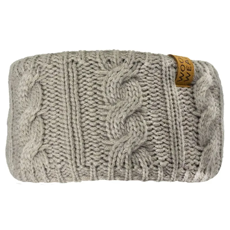 Woof Wear Cable Headband - Stone
