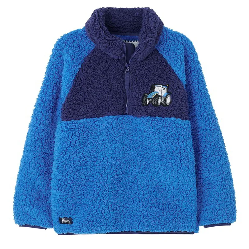 Lighthouse Caden Junior Boys Fleece - Blue Tractor