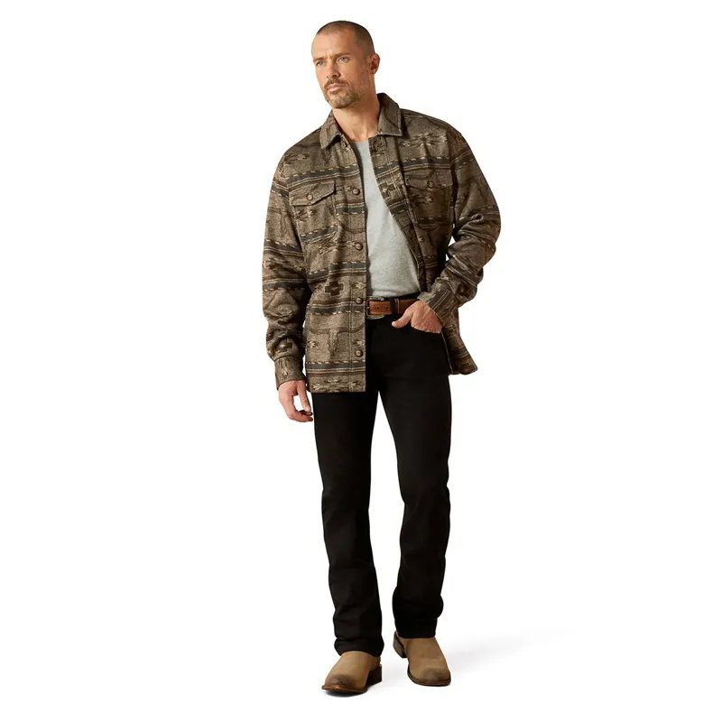 Ariat Caldwell Mens Shirt Jacket - Beige-4