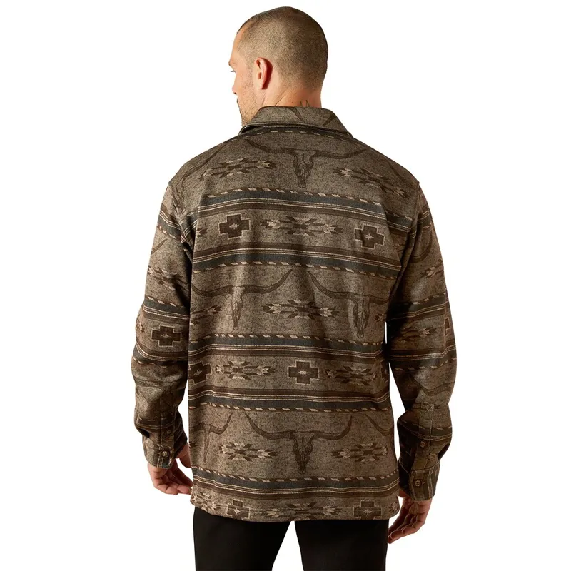 Ariat Caldwell Mens Shirt Jacket - Beige-1