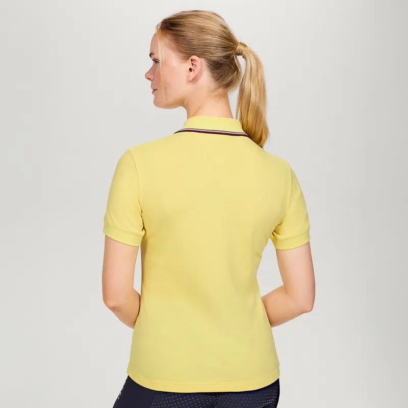 Tommy Hilfiger Camden Women's Zip Polo Shirt - Citronella-2