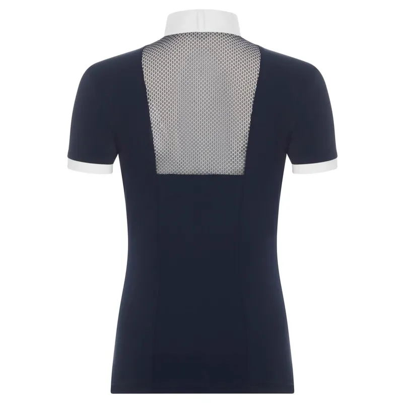LeMieux Camille Short Sleeve Competition Shirt - Navy-4