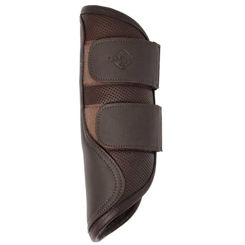 LeMieux Capella Leather Brushing Boots - Brown-2