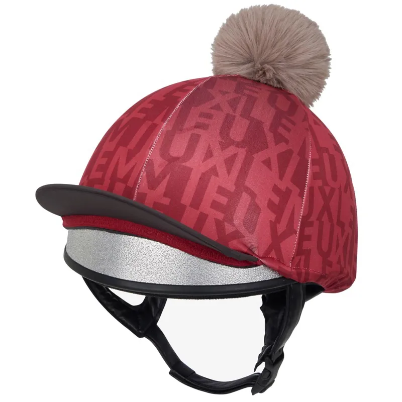 LeMieux Casey Helmet Cover - Ember-2