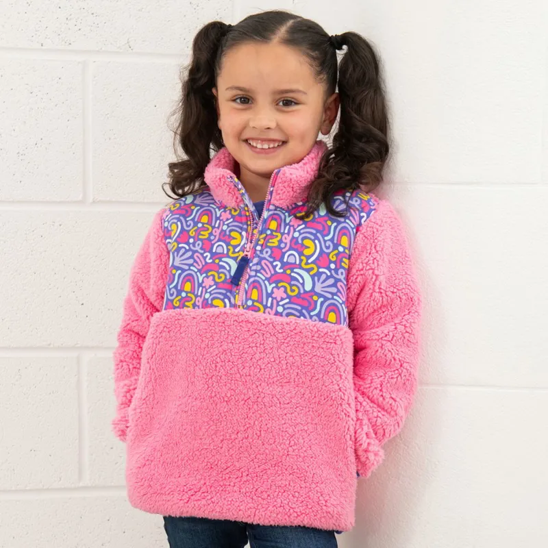 Lighthouse Cassie Junior Girls Fleece Pullover - Blush Pink-8