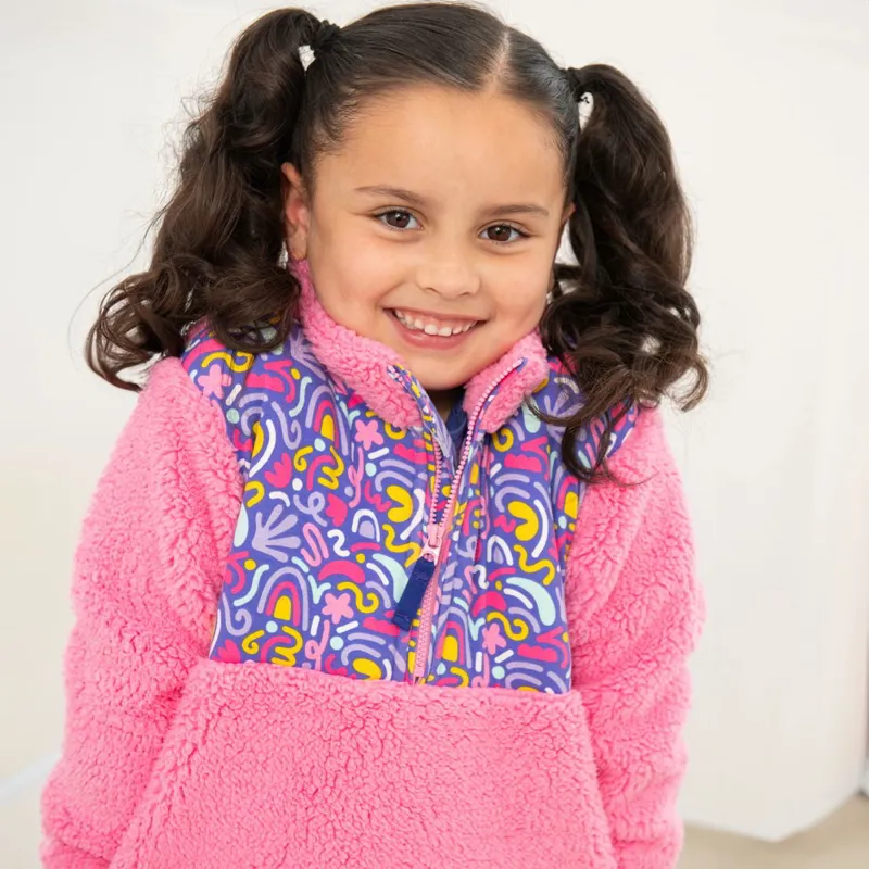 Lighthouse Cassie Junior Girls Fleece Pullover - Blush Pink-9