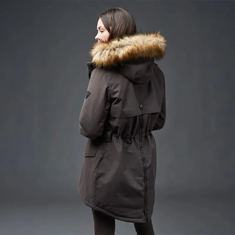 Catago Amy Waterproof Women's Parka Jacket - After Dark-2