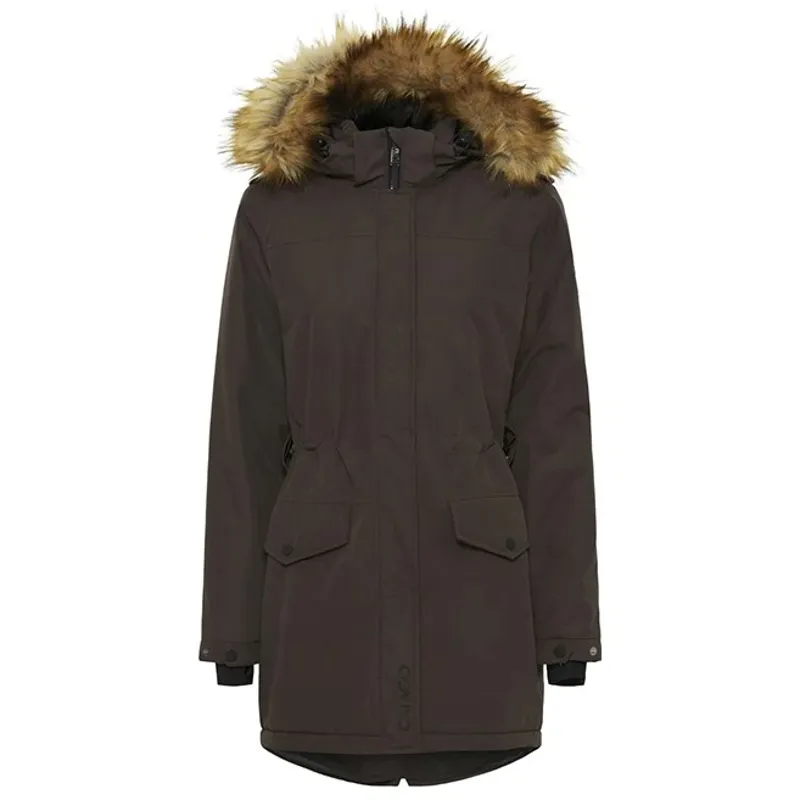 Catago Amy Waterproof Women's Parka Jacket - After Dark-1