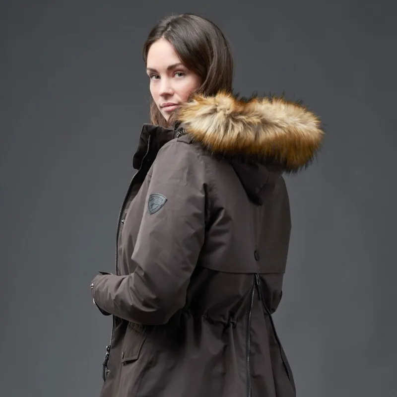 Catago Amy Waterproof Women's Parka Jacket - After Dark-3