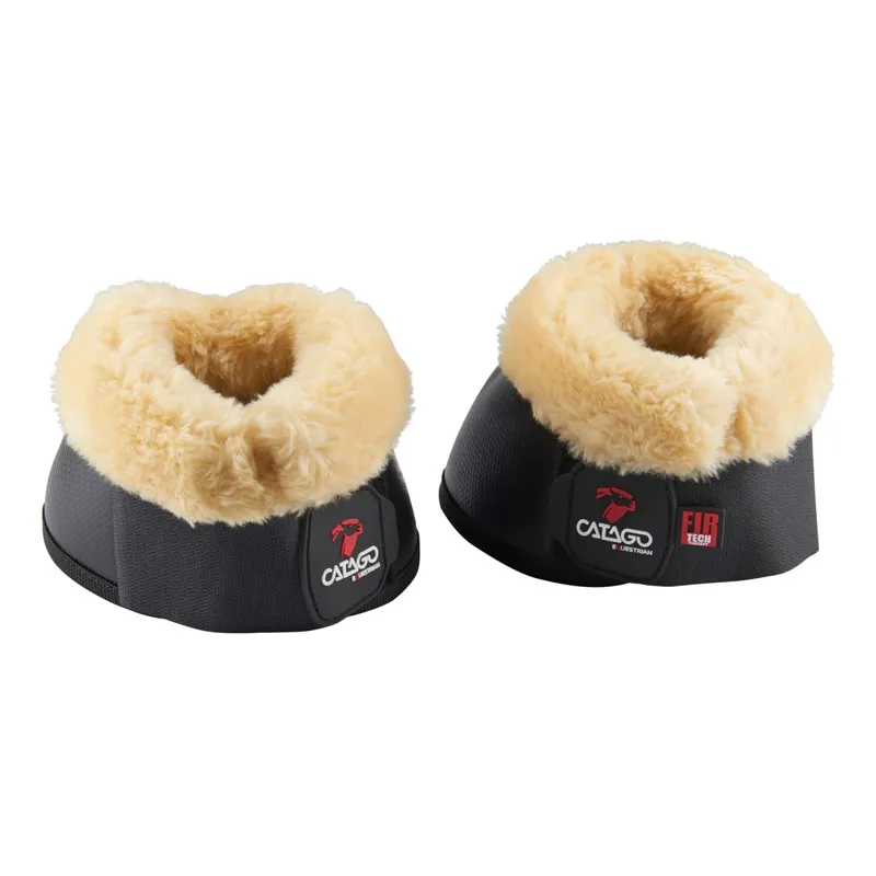 Catago FIR-Tech Faux Fur Bell Boots - Black