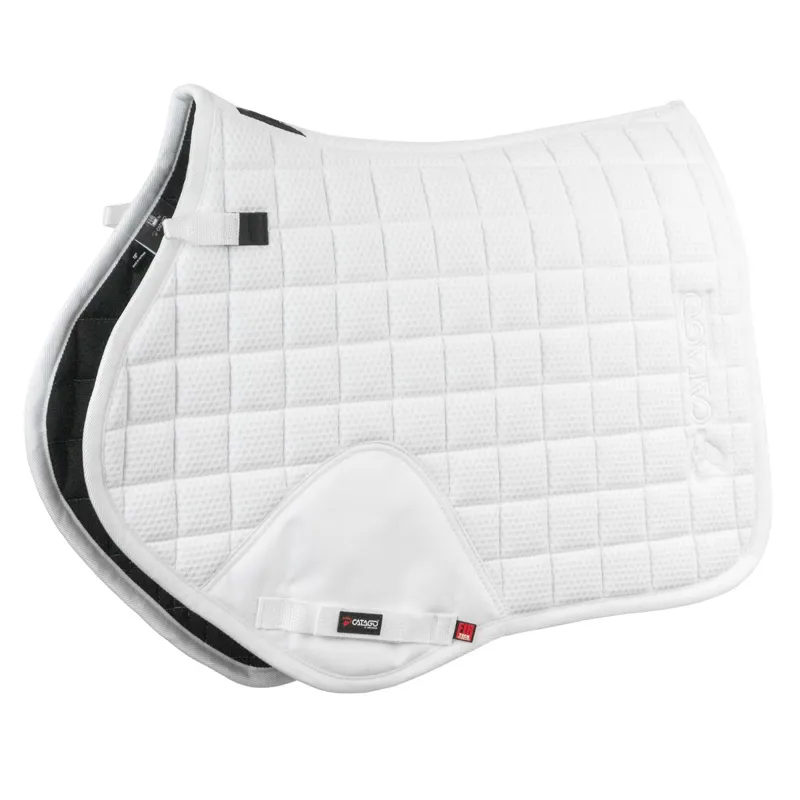 Catago FIR-Tech Jump Saddle Pad - White