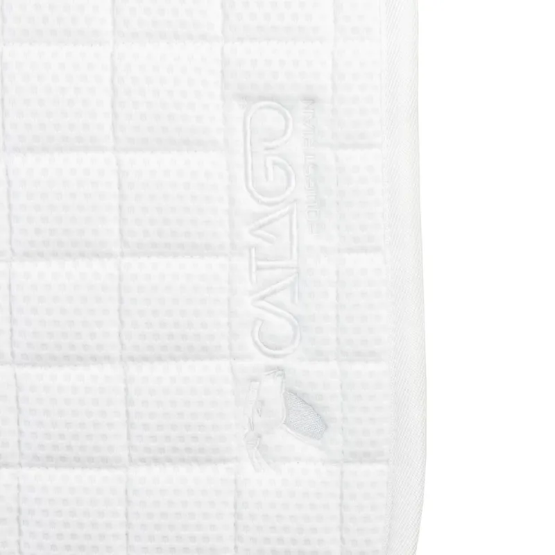 Catago FIR-Tech Jump Saddle Pad - White-1