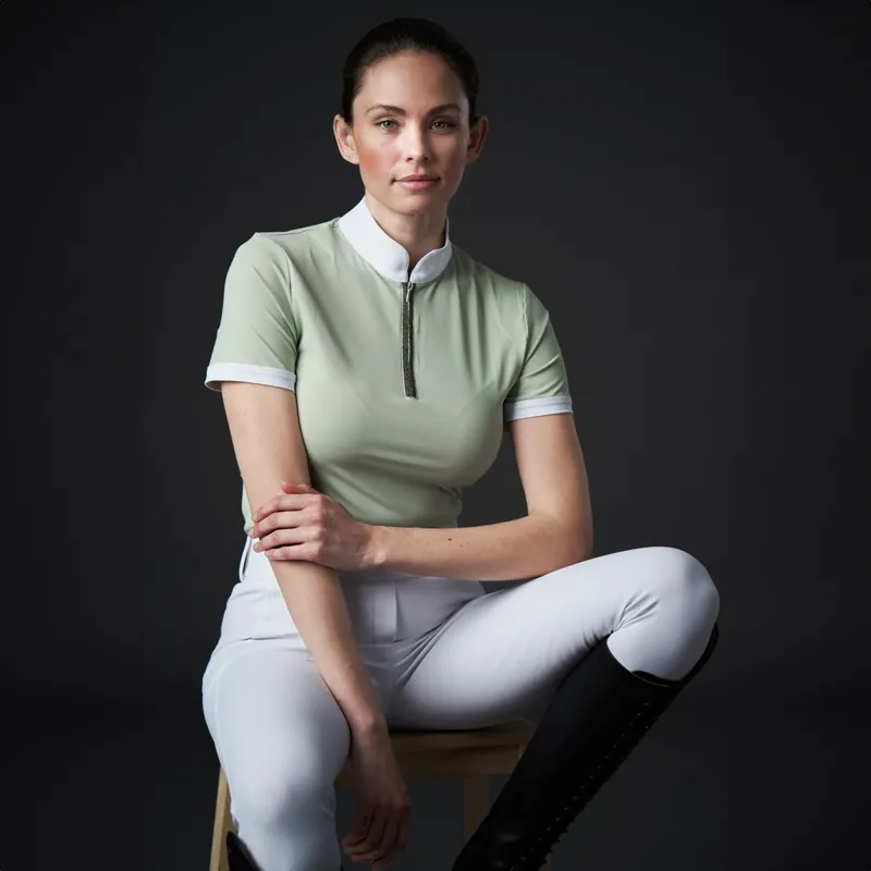 Catago Nice Ladies Show Shirt - Faded Forest-2