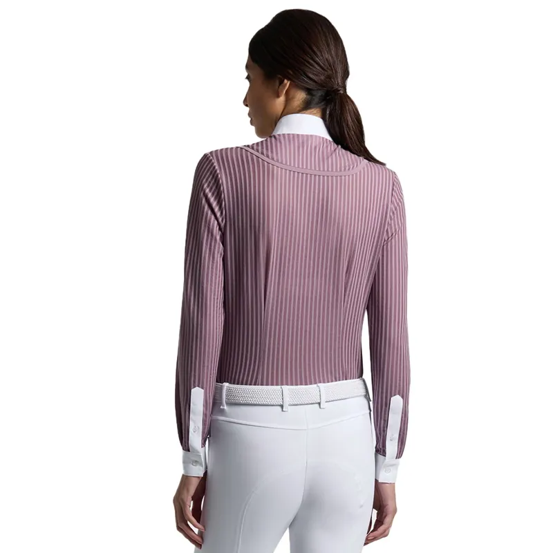 Cavalleria Toscana Women's Long Sleeve Competition Shirt - Grape Shake-1
