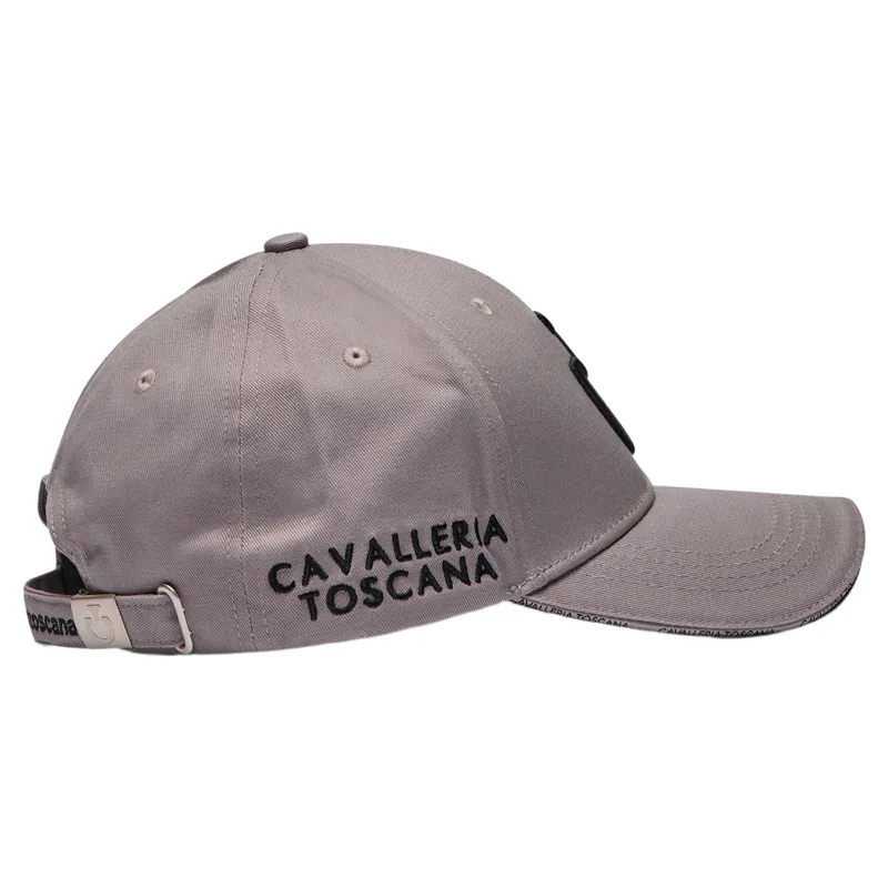 Cavalleria Toscana Logo Cotton Cap - Gray/Black-4