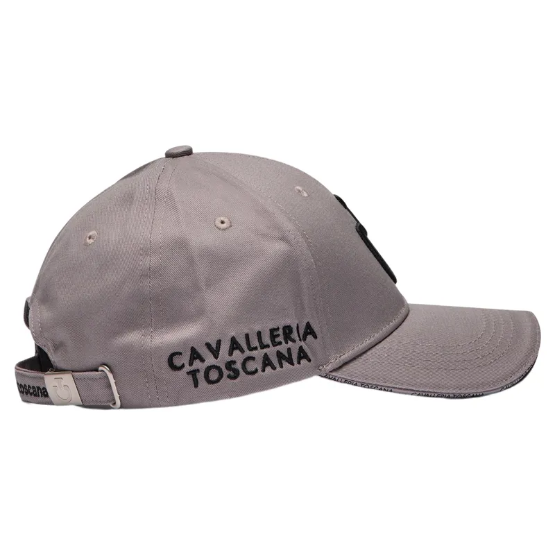 Cavalleria Toscana Logo Cotton Cap - Gray/Black-2