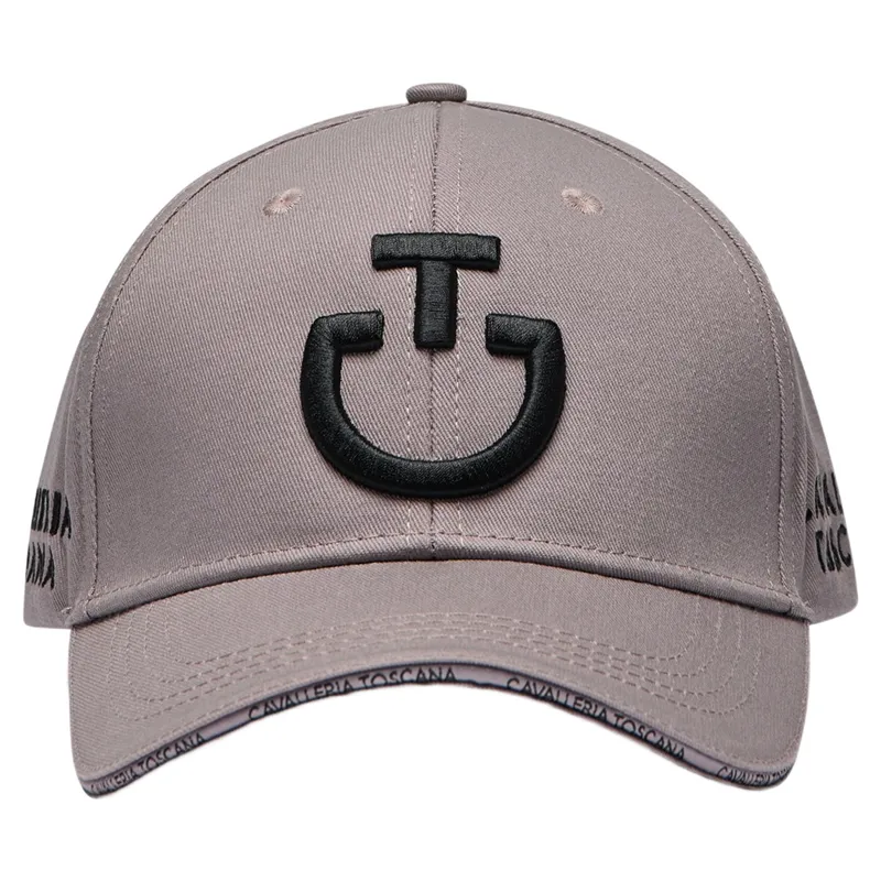 Cavalleria Toscana Logo Cotton Cap - Gray/Black