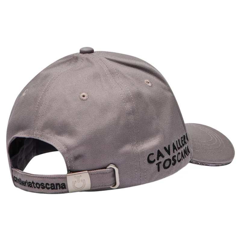 Cavalleria Toscana Logo Cotton Cap - Gray/Black-1