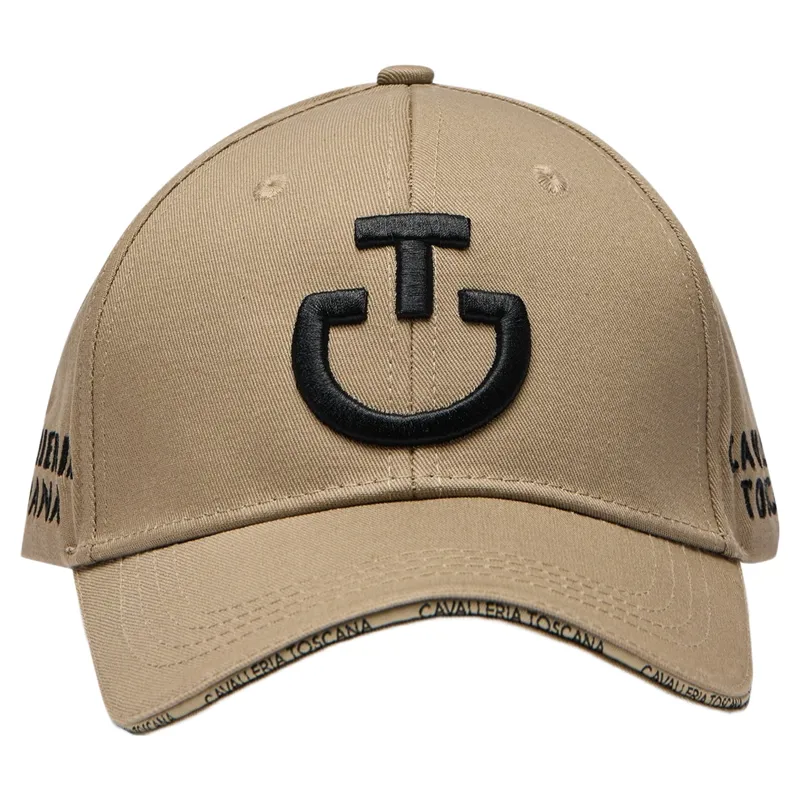 Cavalleria Toscana Logo Cotton Cap - Beige/Black