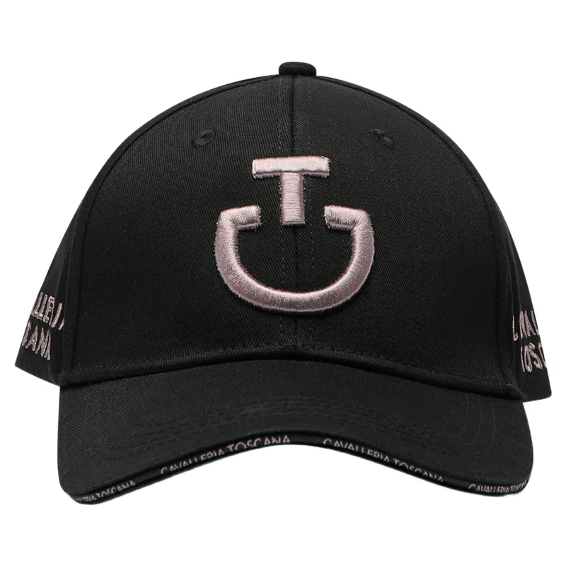Cavalleria Toscana Logo Cotton Cap - Black/Pink