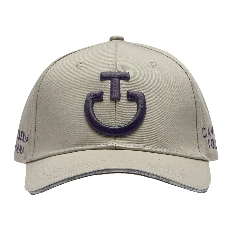 Cavalleria Toscana Logo Cotton Cap - Belgian Block/Charcoal