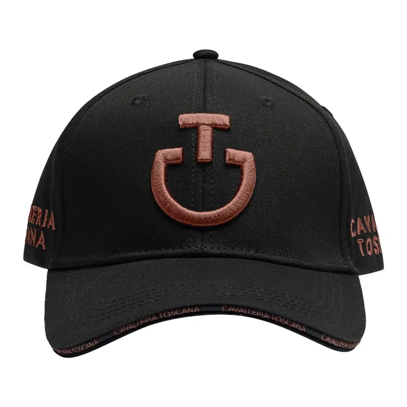 Cavalleria Toscana Logo Cotton Cap - Black/Mink
